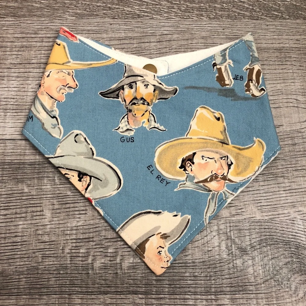 Patterned Bib Hankie for Babies or Dogs